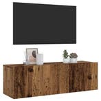 vidaXL Tv-wandmeubel 100x30x30 cm bewerkt hout oud, Verzenden, Nieuw, Overige houtsoorten