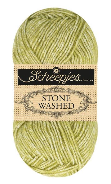 Scheepjes Stone Washed - 850 Prehnite - Katoen-mix Garen, Ophalen of Verzenden, Nieuw