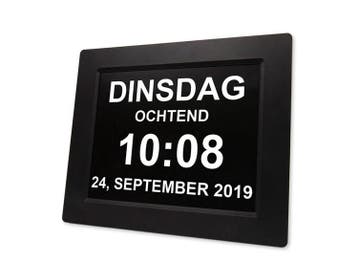 Digitale Dementieklok met XL Beeldscherm, Verzenden, Nieuw