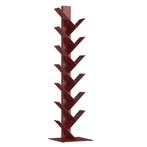 Boekenkast Eksjö staand boomvorm 180x100x35 cm rood [en.casa, Huis en Inrichting, Verzenden, Nieuw