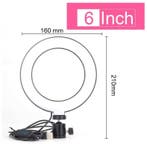 Ring Light RGB met Statief Telefoonhouder 10 Lichtstanden, Verzenden, Nieuw