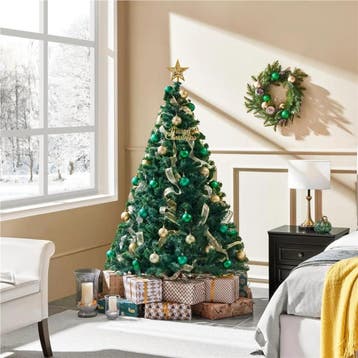 2dekans | Yaheetech Kunstkerstboom Spar – 183 x 110 x 110 cm, Diversen, Kerst, Ophalen of Verzenden, Zo goed als nieuw