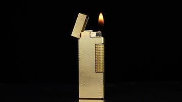 Dunill - Barley Pattern Rollagas Lighter - Aansteker -, Nieuw