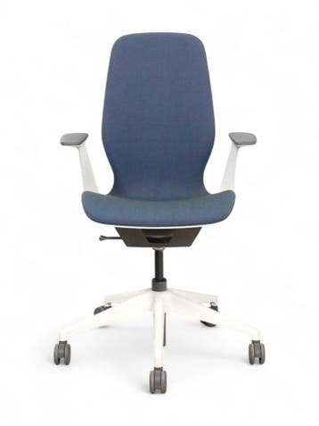 Steelcase SILQ stoel, blauw-wit, Ophalen of Verzenden, Gebruikt, Blauw