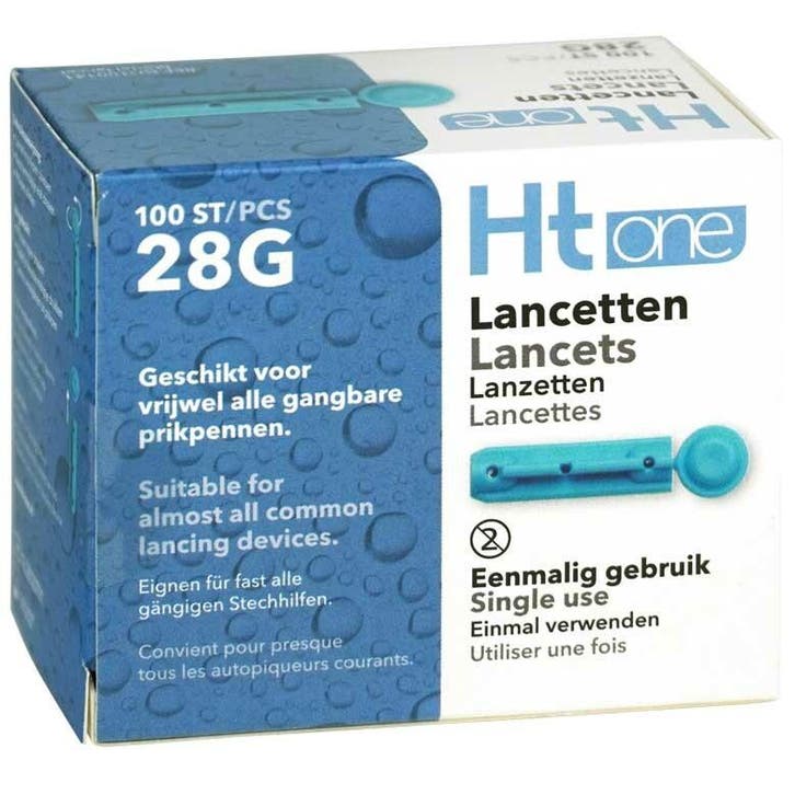 HT One Lancetten 28 G, Diversen, Verpleegmiddelen, Nieuw, Verzenden