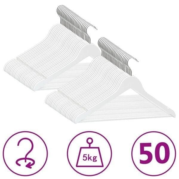 Houten Kledinghangers Anti-slip | Tweedekansje | OP=OP, Kleding | Dames, Kledinghangers, Volwassenen, Zo goed als nieuw, Hout