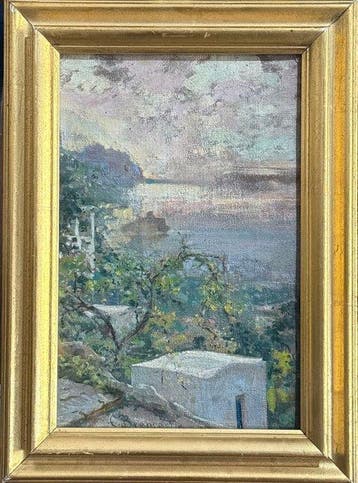 Carlo Brancaccio (1861-1920) - Veduta di Sorrento, Antiek en Kunst, Kunst | Schilderijen | Klassiek