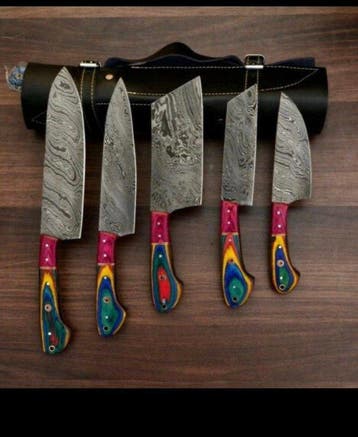 Keukenmes - Kitchen knife set - Staal - Noord Amerika -
