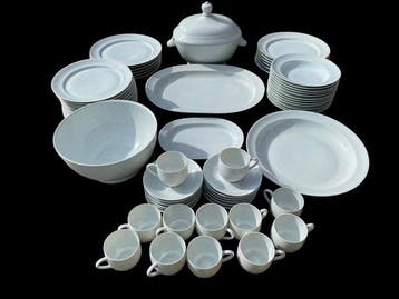 Coquet - Tafelservies voor 12 (64) - Samarra - Porselein -