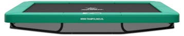Rechthoekige Ingraaf Trampoline Magic Circle Pro Groen 244 x, Ophalen of Verzenden, Nieuw
