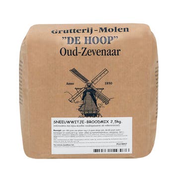 Molen de Hoop Sneeuwwitje Broodmix 2,5kg, Verzenden, Nieuw