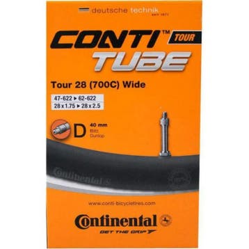 Continental Binnenband 28x1.75-2.5 - 40mm Dunlop ventiel..., Fietsen en Brommers, Fietsonderdelen, Ophalen of Verzenden, Nieuw