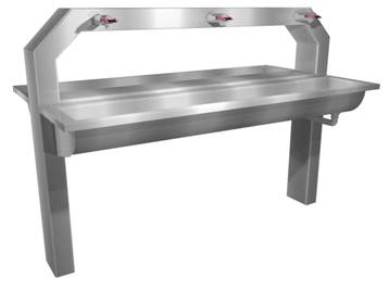 Waseiland van RVS | 1220(b)x1000(d)x1300(h) mm | 4 of 6 p..., Verzenden, Nieuw in verpakking