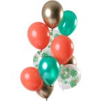 Ballonnen Set Tropical Mix Premium (12st), Ophalen of Verzenden, Nieuw