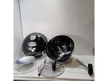 Weber Original Kettle 57 cm - Houtskoolbarbecue - Zwart, Verzenden, Zo goed als nieuw