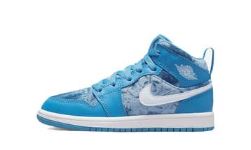 Air Jordan 1 Mid Washed Denim (PS), Nieuw
