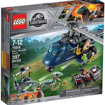 Lego Set - 75928 - Jurassic World - Blues Helicopter Pursuit, Nieuw