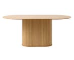 Eettafel Nola ovaal 180x95 cm eiken - Naturel, Ophalen of Verzenden, Nieuw