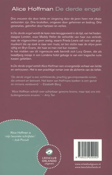 De derde engel 9789022959992 Alice Hoffman, Verzenden, Zo goed als nieuw, Alice Hoffman
