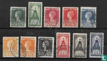 Nederland - Regeringsjubileum  - 1923, Verzenden, Gestempeld