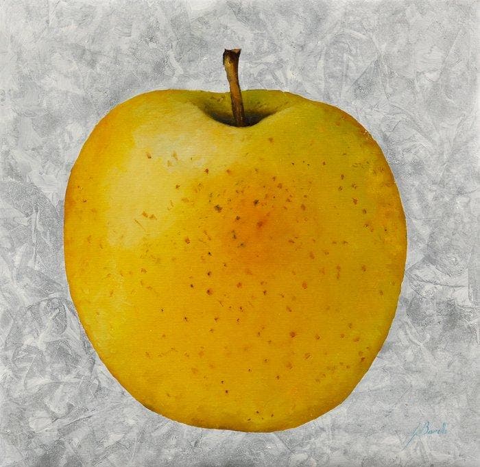 Guido Borelli - giallo mela, Antiek en Kunst, Kunst | Schilderijen | Modern