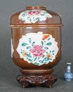 Kangxi (ca. 1720) - Pot - Uitstekende kwaliteit - Pioenroos, Antiek en Kunst