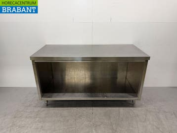 RVS Werkkast Kast 160 cm Horeca, Ophalen of Verzenden, Gebruikt