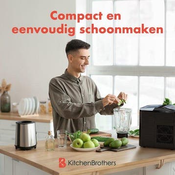 2dekans | KitchenBrothers IJsblokjesmachine - 1L - Easy, Huis en Inrichting, Ophalen of Verzenden, Zo goed als nieuw