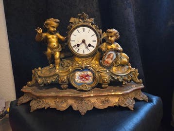 Figurale pendule - Brons, Messing - 1850-1900