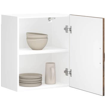 vidaXL Keuken Wandkasten 2 stuks Lucca Gerookte Eik, Verzenden, Nieuw, Bruin