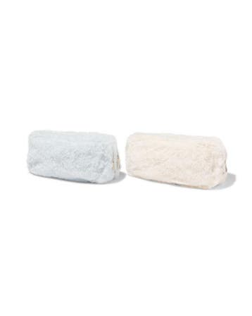 HEMA Etui met dubbele rits fluffy, Verzenden, Nieuw