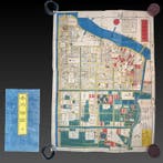 Japan - Kaart van Tokio in de Edo-periode.; Owariya, Nieuw