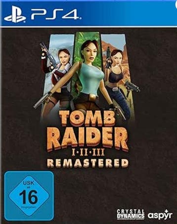 Tomb Raider I-III Remastered Starring Lara Croft PS4, 1 speler, Ophalen of Verzenden, Zo goed als nieuw, Vanaf 16 jaar