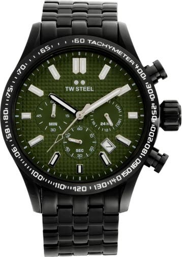 TW Steel VB3 Volante Bracelet chronograaf horloge, Overige merken, Staal, Verzenden, Polshorloge
