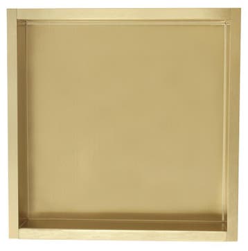Sani Royal Inbouwnis Goud Geborsteld 30x30x7 cm, Nieuw