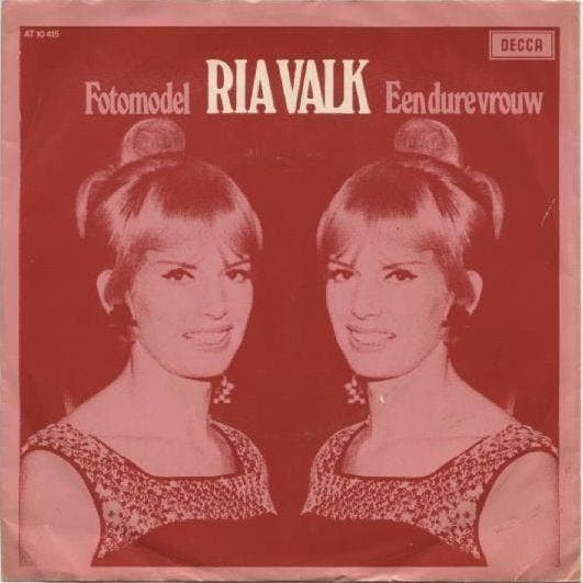 vinyl single 7 inch - Ria Valk - Fotomodel / Een Dure Vrouw, Cd's en Dvd's, Vinyl Singles, Zo goed als nieuw, 7 inch, Nederlandstalig