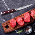 Yaxell Super Gou Steakmessenset 12 cm – 4-delig – 161 La, Ophalen of Verzenden, Nieuw, Overige materialen, Bestekset