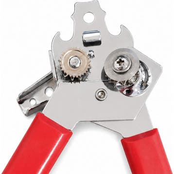 RÖR Solingen Universele blikopener 18 cm rood met comfort.., Ophalen of Verzenden, Nieuw