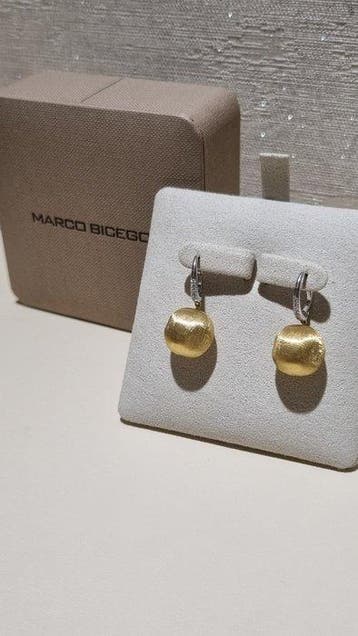 Marco Bicego - Oorbellen - 18 karaat Geel goud Diamant, Sieraden, Tassen en Uiterlijk, Oorbellen, Nieuw