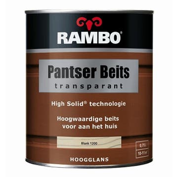 Rambo Pantserbeits Transparant Hoogglans - LICHT EIKEN 12..., Overige kleuren, Nieuw, Beits, Ophalen of Verzenden
