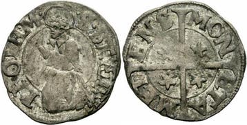 Ca 1550-1588 Metz Bugne 1/3 Groschen ca 1550-1588 Stephan..., Verzenden