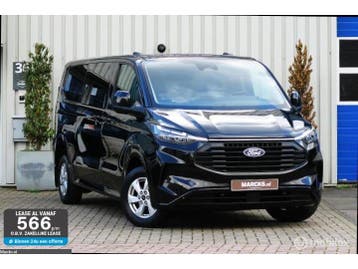 Zakelijke lease - Ford Transit Custom L2 Automaat 2, Automaat, Stof, Gebruikt, Zwart