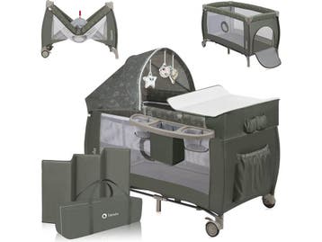 Lionelo Sven Plus - Meegroeibed - Campingbedje 127x60cm -, Caravans en Kamperen, Verzenden, Zo goed als nieuw