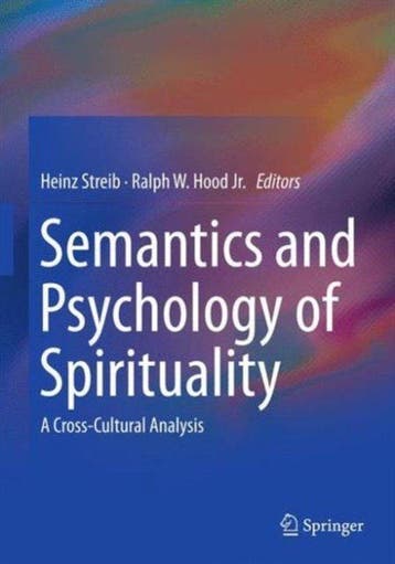 Semantics and Psychology of Spirituality - Streib  Heinz, Boeken, Verzenden, Zo goed als nieuw, Streib  Heinz