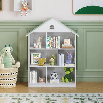 Kinderkast Vipsali open kast 107x83x30 cm wit en mintgroen [, Verzenden, Nieuw