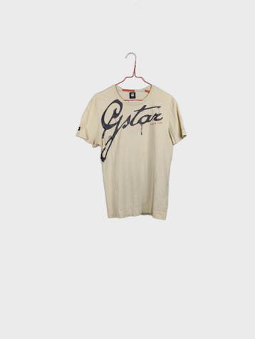 G-Star RAW T-shirts Dames maat M Beige Vintage, Ophalen of Verzenden, Nieuw