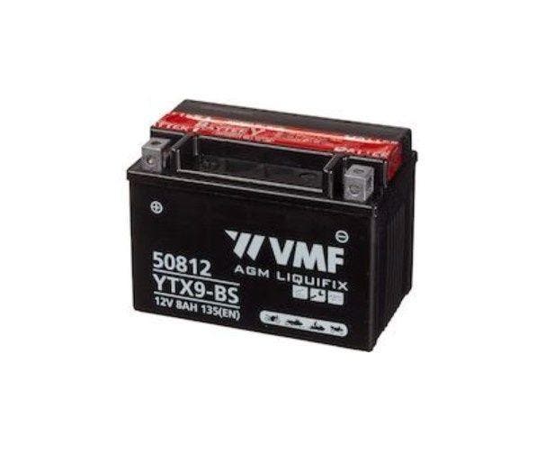 Accu VMF Powersport MF YTX9-BS (DTX9-BS /NTX9-BS /FTX9-BS), Fietsen en Brommers, Brommeronderdelen | Scooters, Verzenden