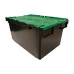 Distributiebak, 710x460x360 mm, zwart, groen pp, nieuw, Doe-het-zelf en Verbouw, Kratten en Dozen, 40 tot 60 cm, 50 tot 75 cm
