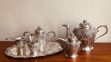 Tafelservies voor 6 - Zilver - 800