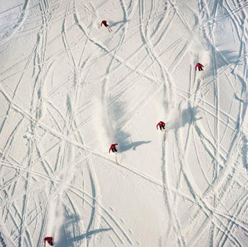 Toni Frissell - Switzerland Skiers 1954 Oversize Archival, Antiek en Kunst